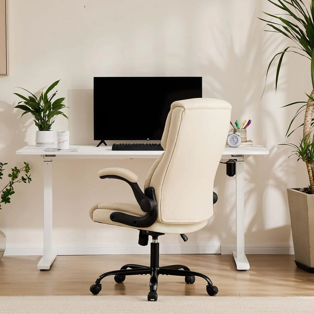 Ergonomic Office Chair Heavy Duty Work Desk Chair Adjustable Swivel Rolling Chair with Wheels