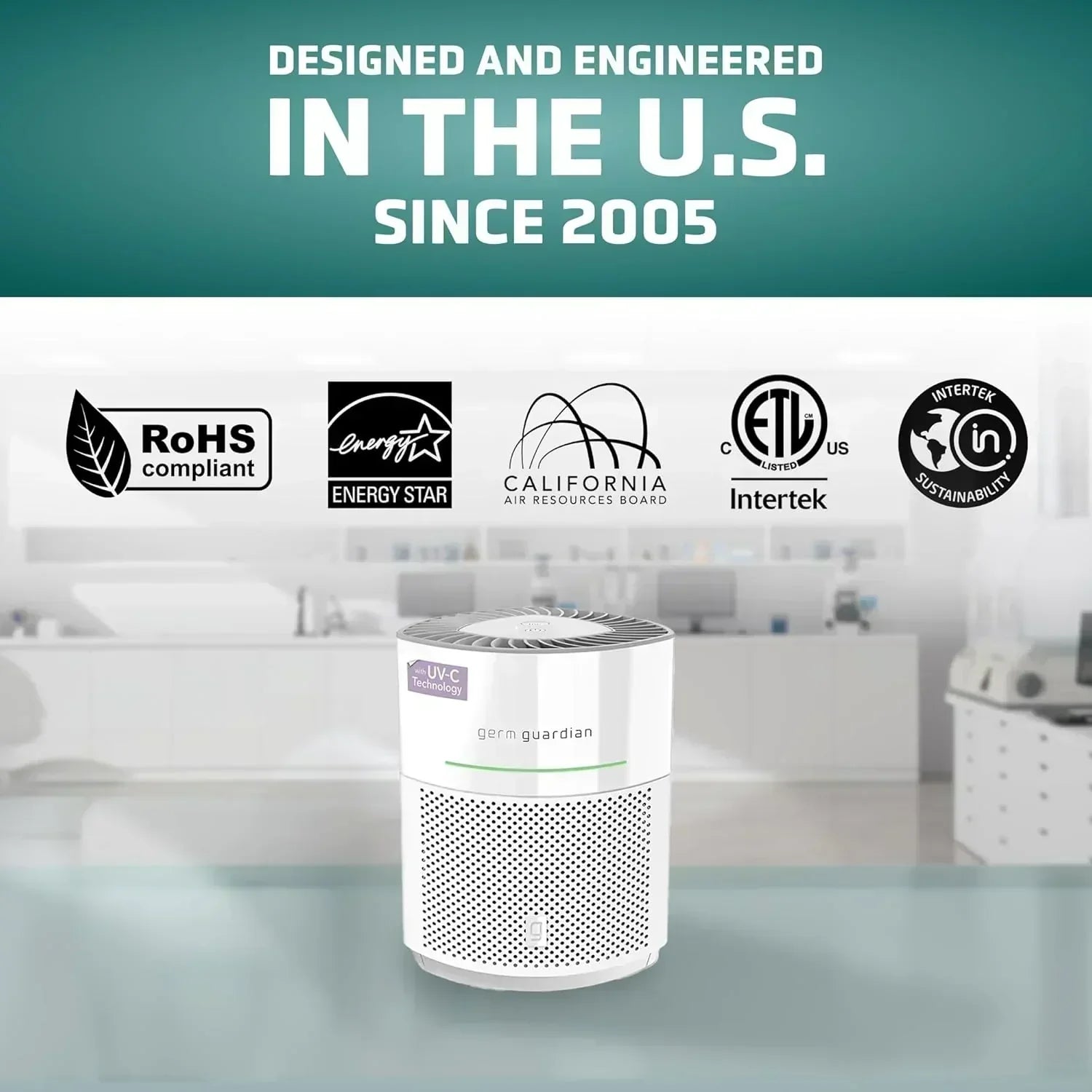 Air Purifier for Home for Wildfire Smoke Pets Pollen Odor Large Rooms Up To 1043 Sq. Ft