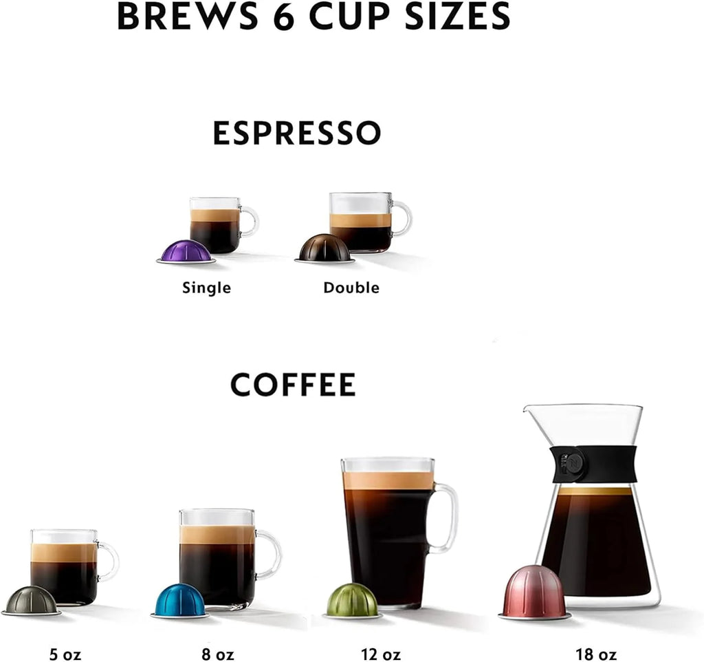 Nespresso Vertuo Next by De��Longhi White Coffee & Espresso Machine