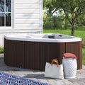 Lifesmart Spas 3 Person 17 Jet Plug And Play Hot Tub with Ozonator in Espresso