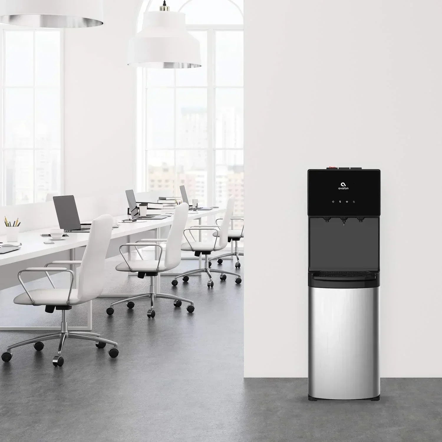 Avalon Bottom Loading Water Cooler Water Dispenser with BioGuard 3 Temperature Settings