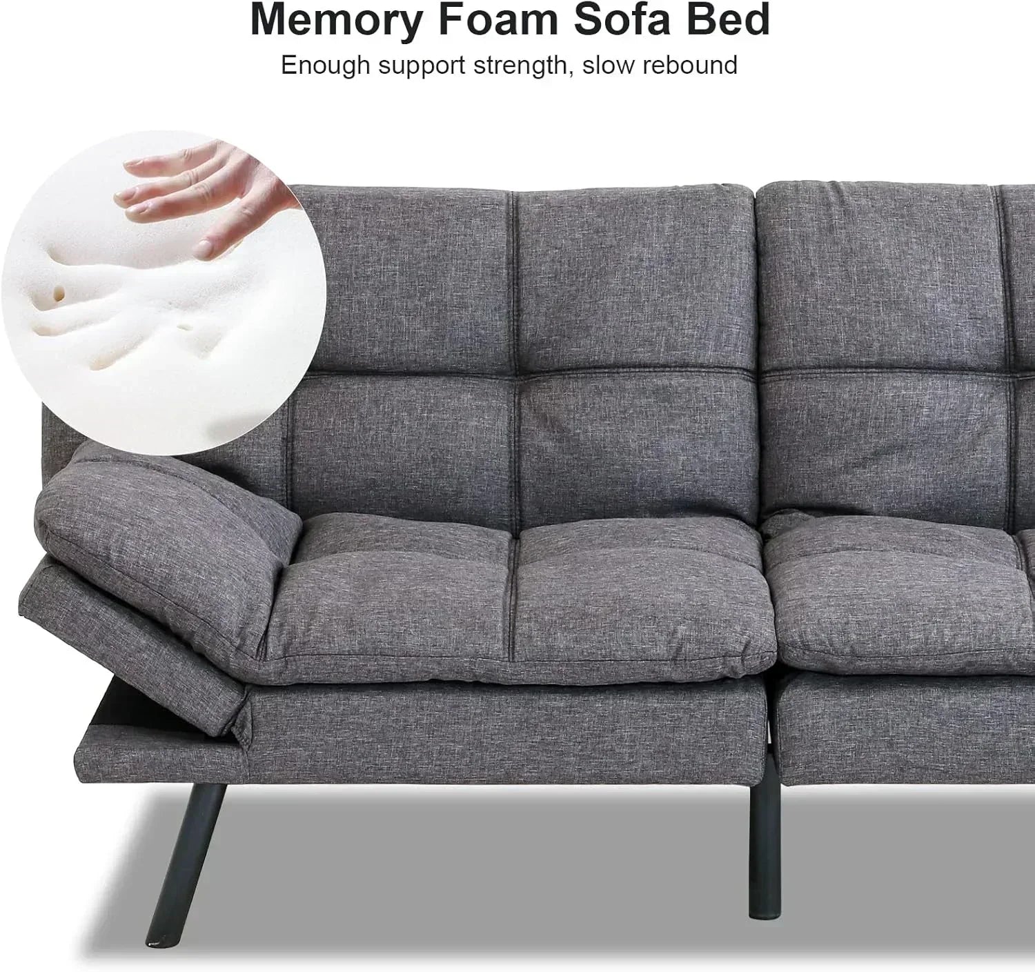 Futon Sofa Bed Memory Foam Sofa Bed Couch