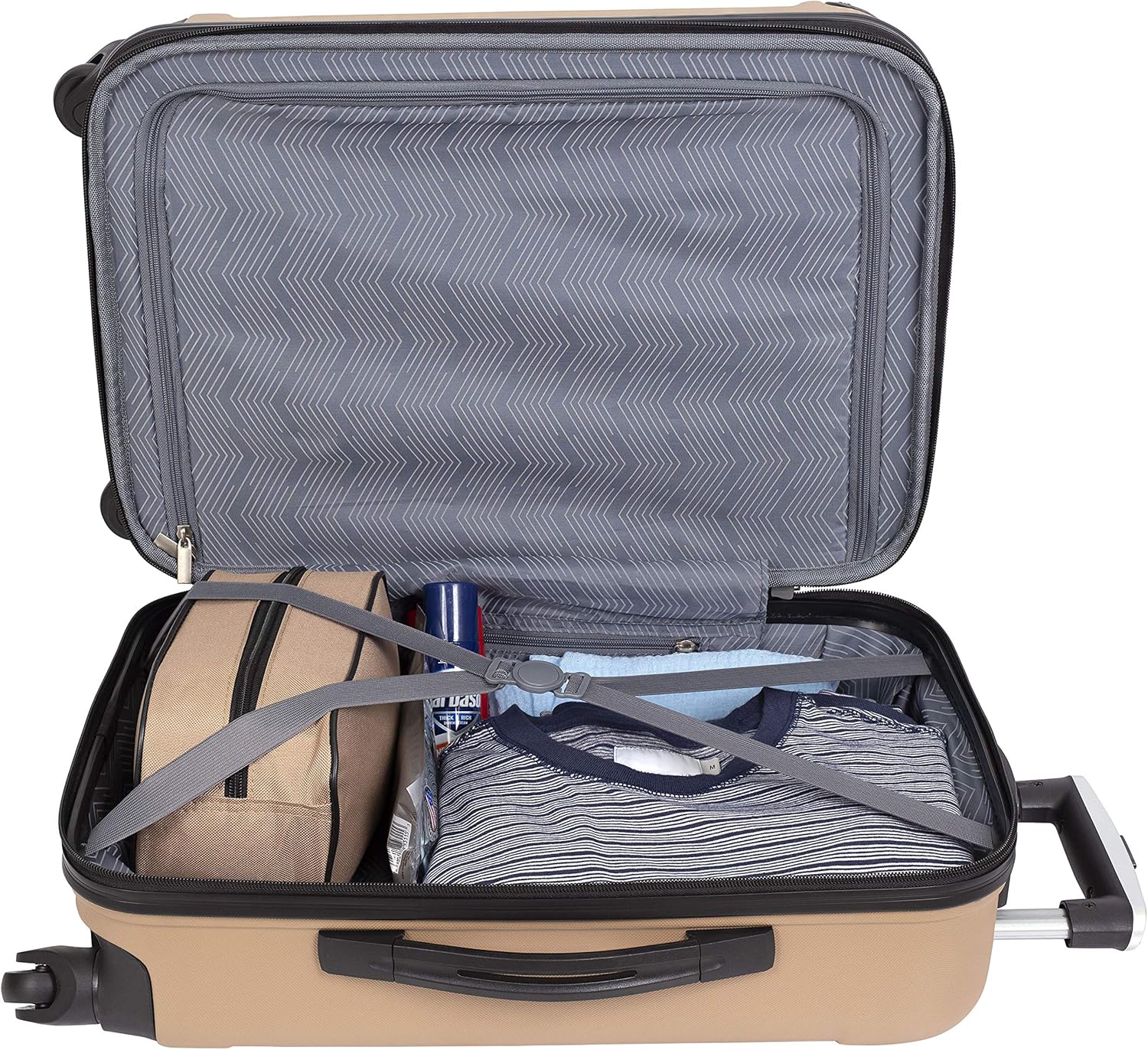 Hardside Travel Luggage Lilac Set of 4