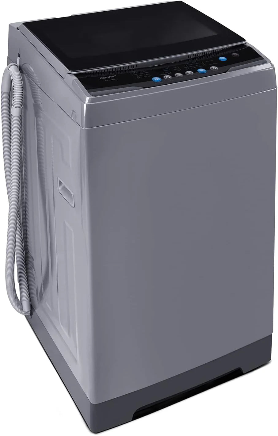 Comfee Portable Washing Machine 0.9 Cubic Feet Compact Washing Machine with LED Display 2 Built-in Drums Space Saving Fully Automatic Washing Machine