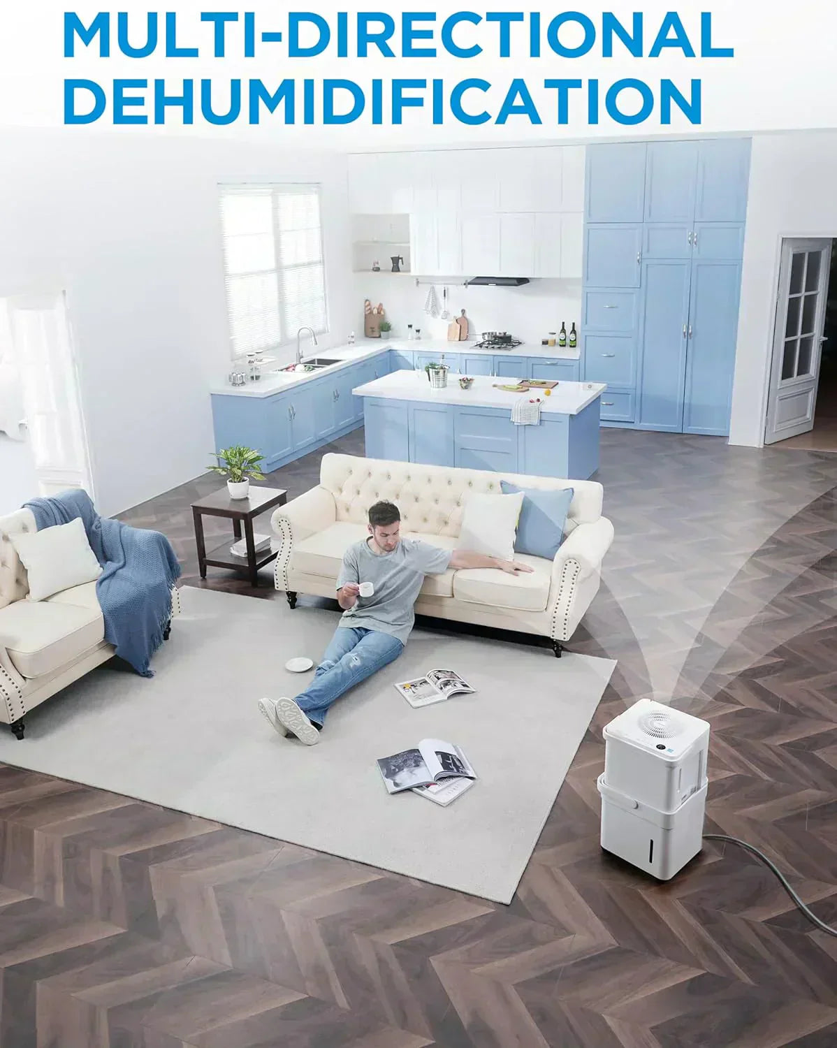 Midea Cube 35 Pint Dehumidifier for Basement and Rooms at Home for up to 3,500 Sq. Ft.