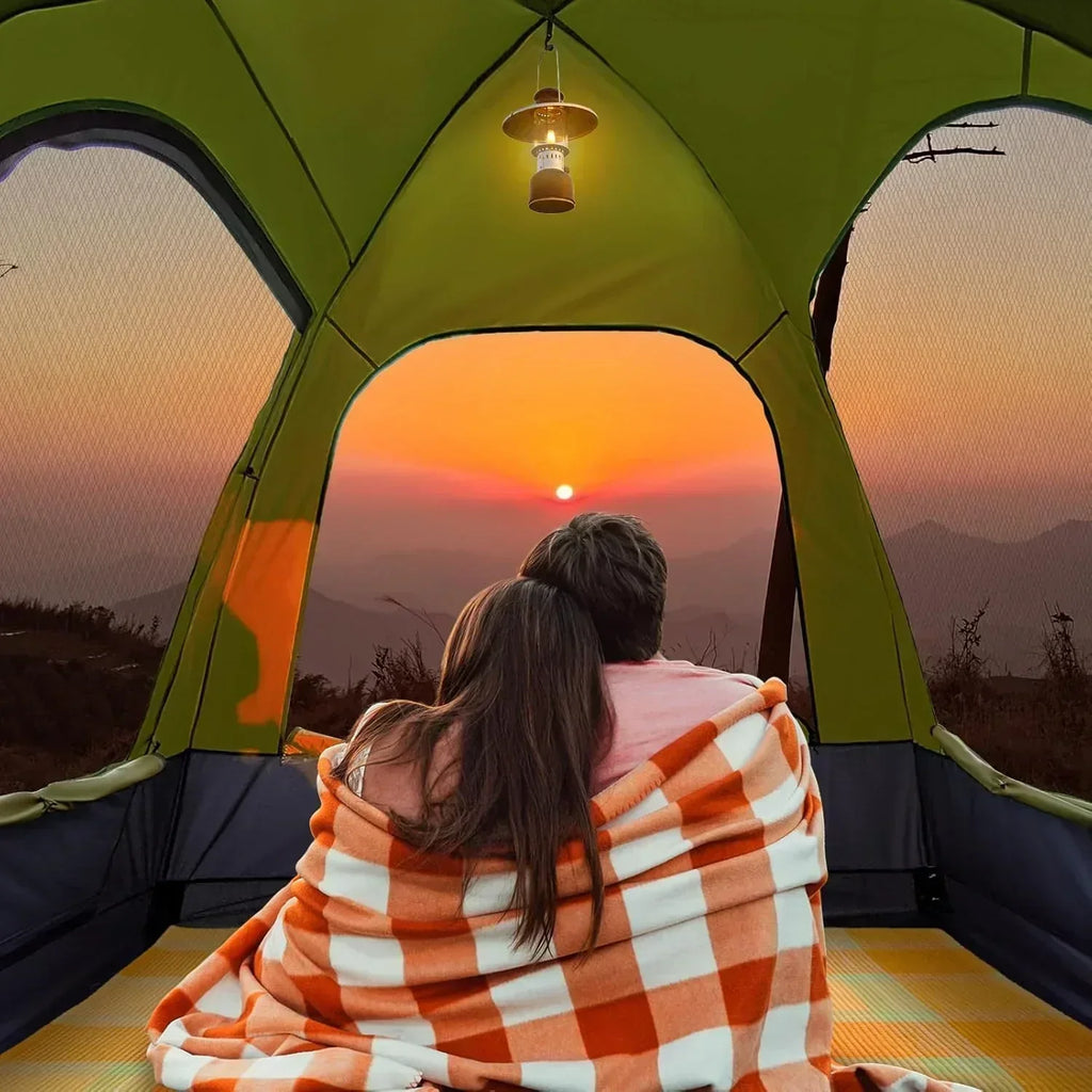 SUV Tent for Camping with Rainfly Waterproof PU3000mm Double Layer Design Car Tents