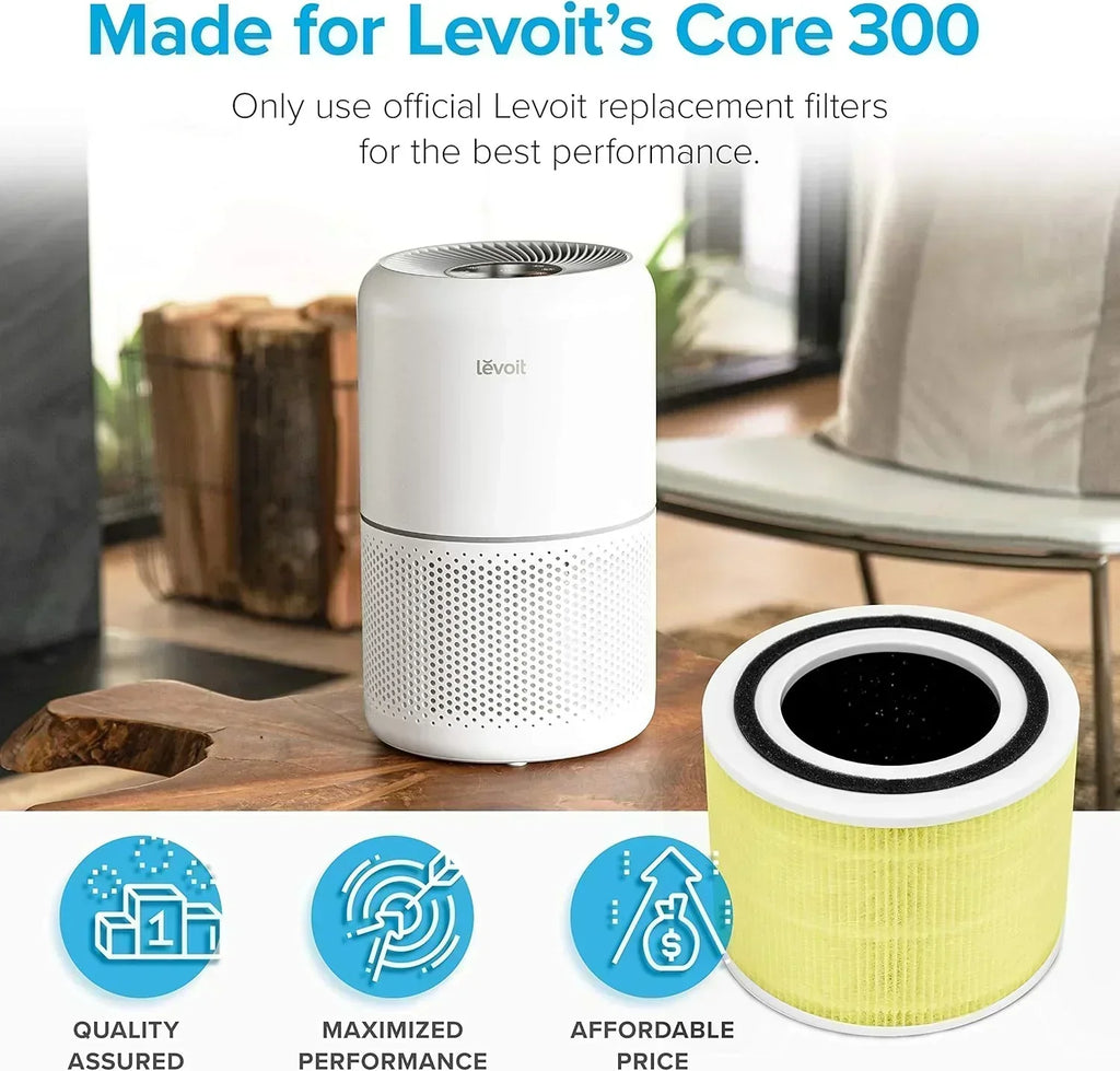 Air Purifier for Bedroom Allergies and Pet Hair 56W High Torque Motor