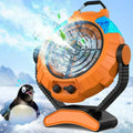 JYew Portable Air Conditioners Misting Fan With 10000mAh Rechargeable Battery Operated Fan