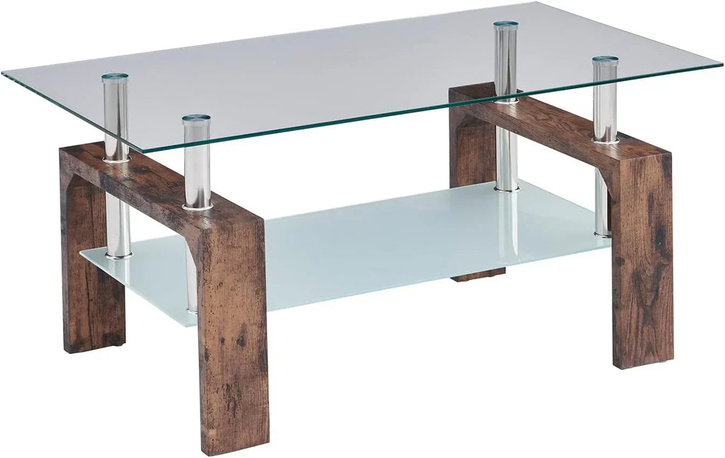Living Room Rectangle Coffee Table Tea Table Suitable for Waiting Room Modern Side Coffee Table