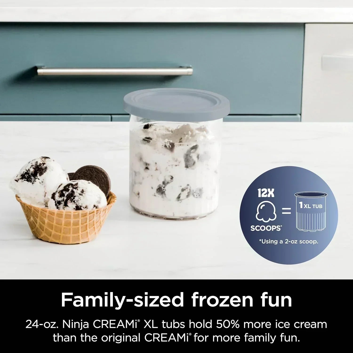 Ninja NC301 CREAMi Ice Cream Maker for Gelato Mix-ins Milkshakes Sorbet Smoothie Bowls More