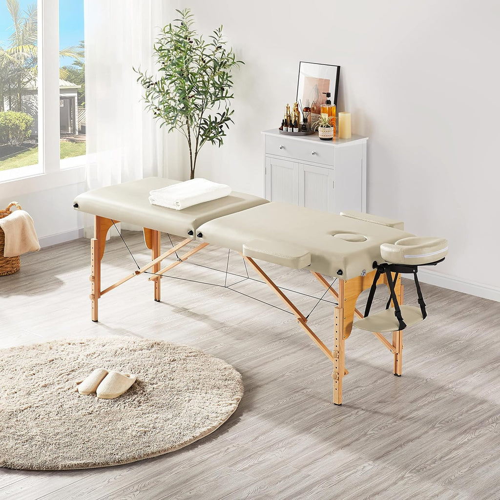 Yaheetech Massage Table Portable Lash Beds Spa Bed Massage Couch Foldable Spa Tables