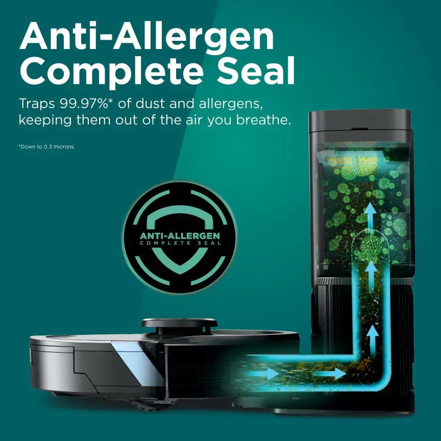 Robot Vacuum & Mop Combo Powerful Suction Matrix Plus 60-Day Debris Capacity
