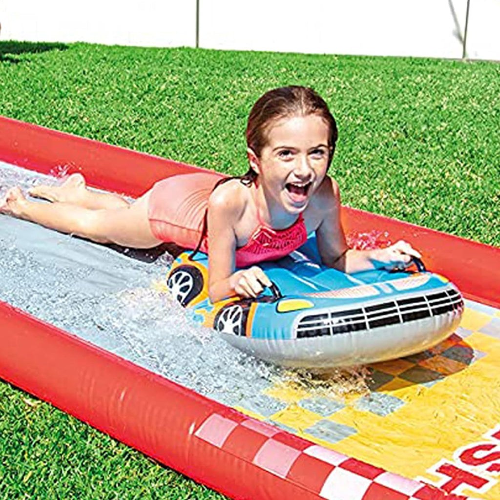Intex 96 x 78 x 28 Inflatable Jungle Adventure Play Center Spray Kiddie Pool Water Slide