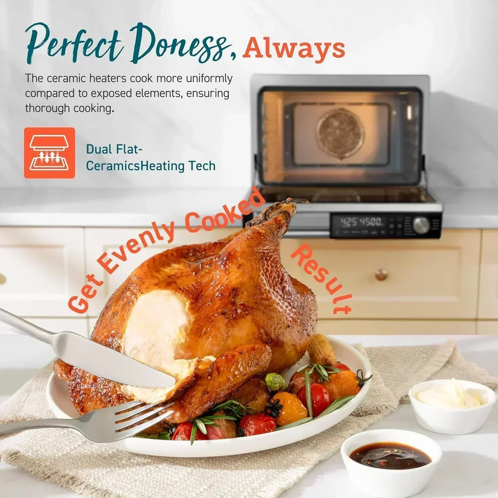 COSORI 11-in-1 air fryer 13-quart capacity combines grilling toasting baking and reheating