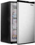 EUHOMY Mini Freezer Countertop,1.1 Cubic Feet, Single DoorCompact Upright Freezer