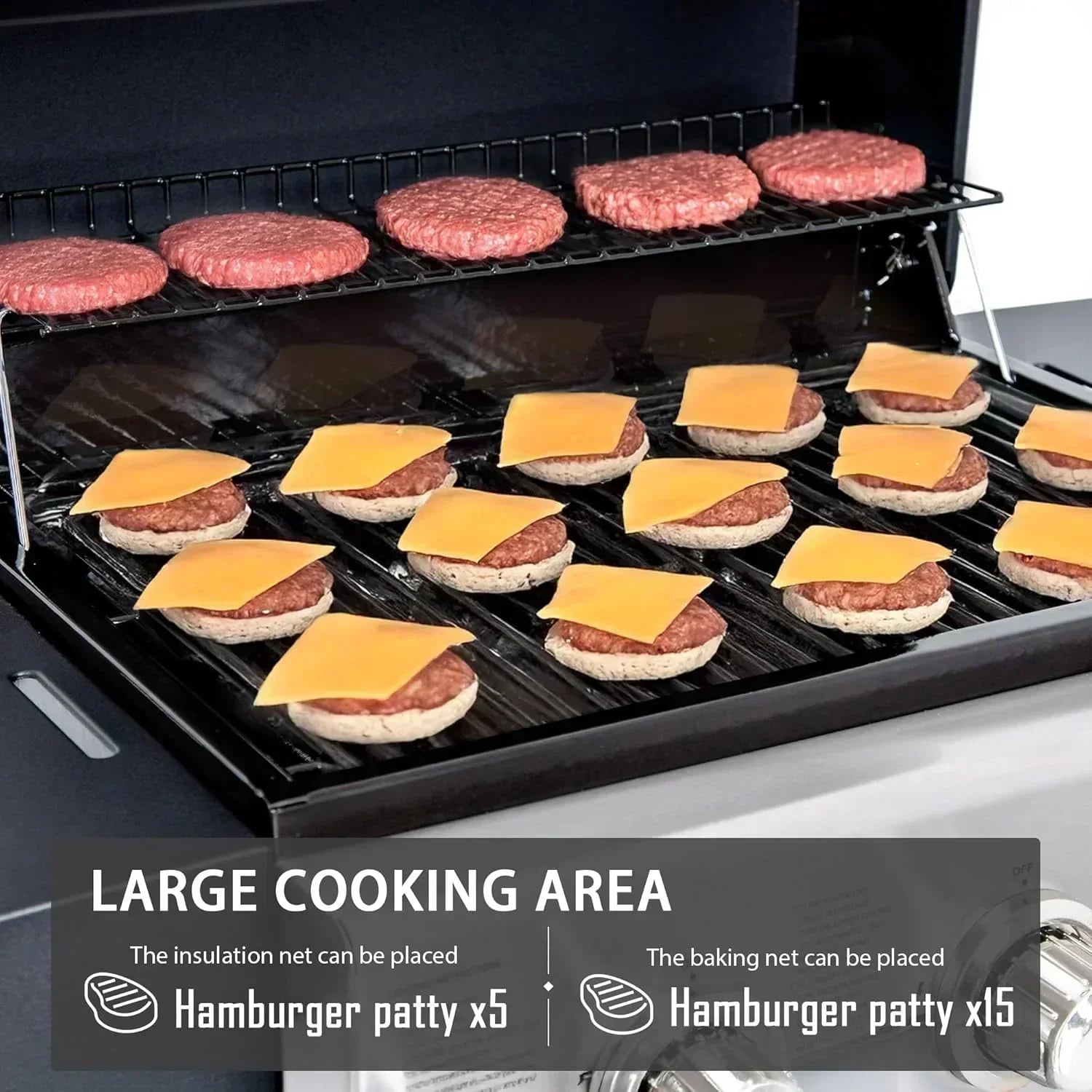 3 Burner BBQ Propane Gas Grill Stainless Steel 30,000 BTU Patio Garden Barbecue Grill