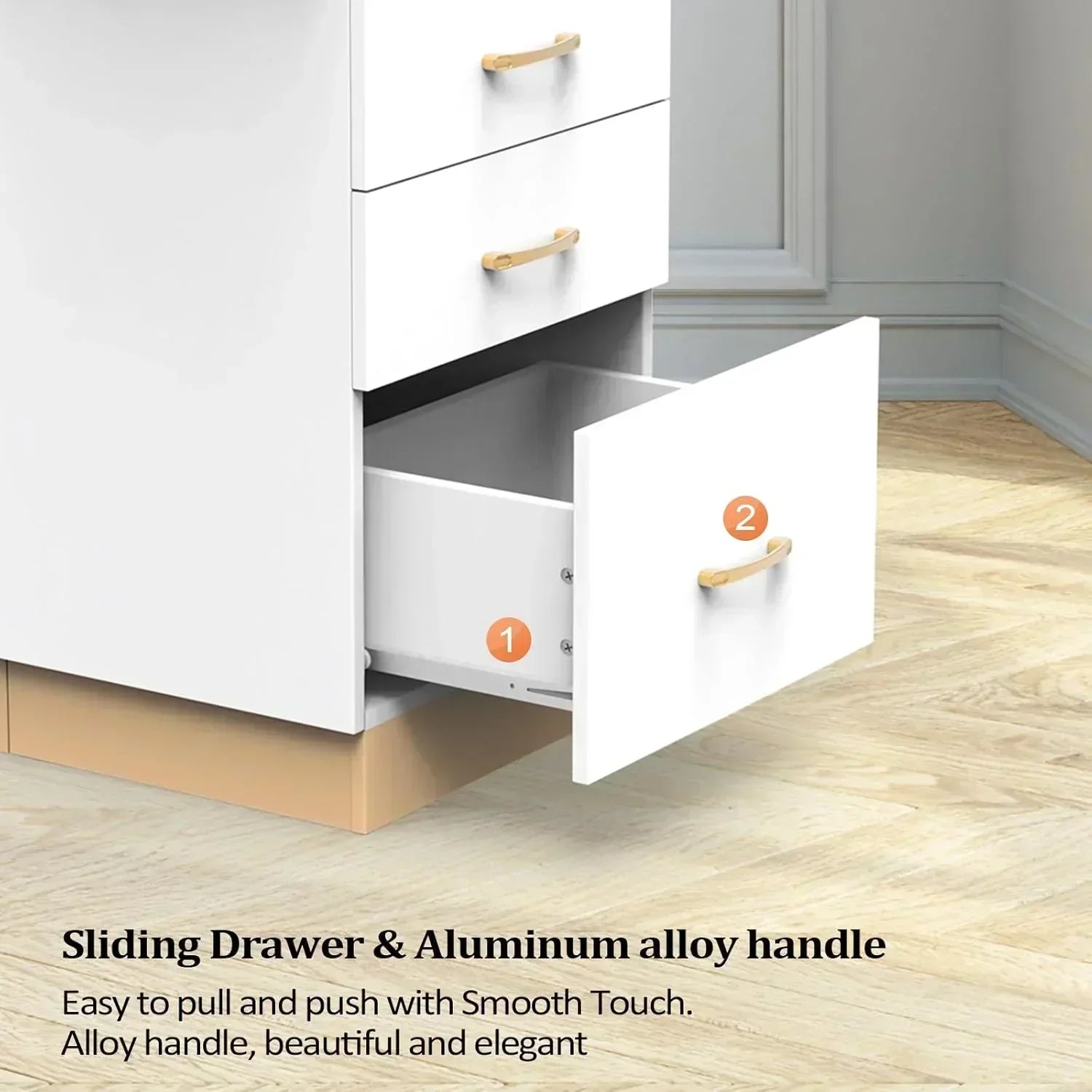 OmySalon Salon Storage Station Barber Stations Beauty Salon Spa Equipment with 3 Drawers
