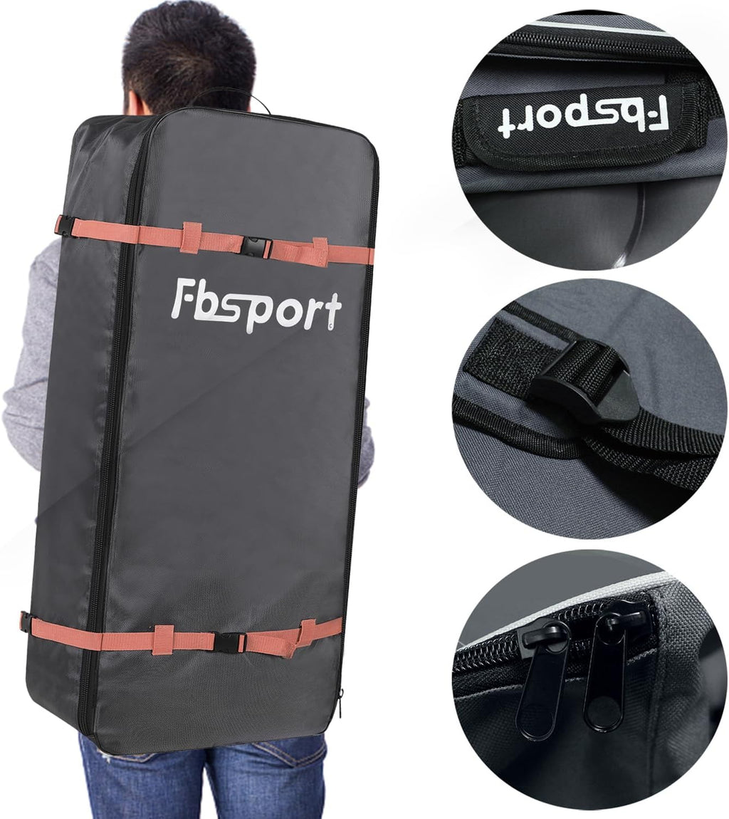 FBSPORT 11' Premium Stand Up Paddle Board Yoga Board with Durable SUP Accessories Carry Bag
