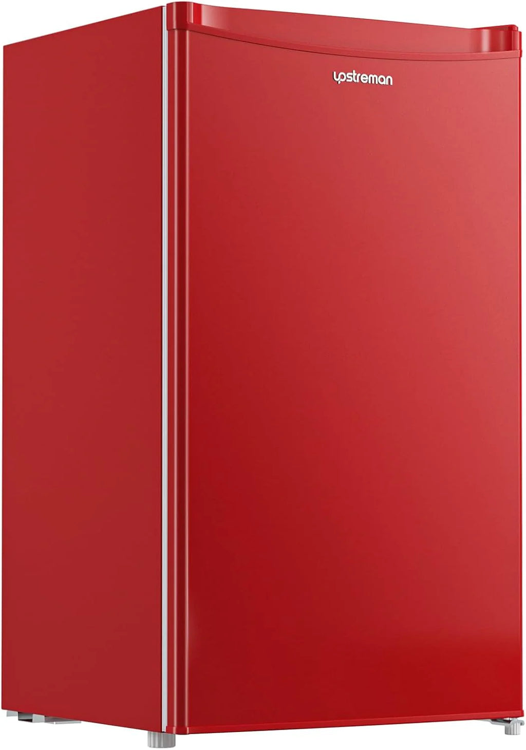 Upstreman 3.2 Cu.Ft Mini Fridge with Freezer, Single Door Mini Fridge, Dorm Fridge, Adjustable Thermostat, Mini Refrigerator