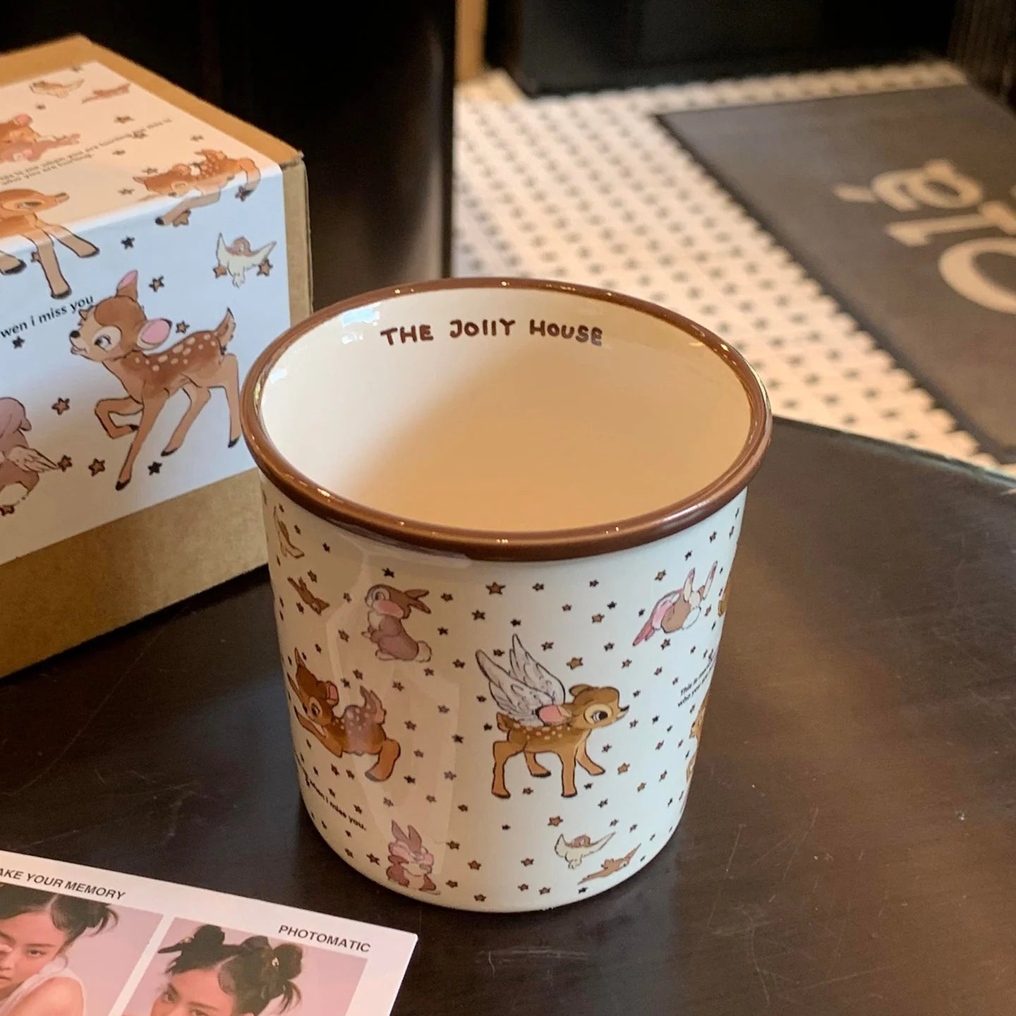 Niedliche Keramik-Hirsch-Kaffeetasse mit gro?em Fassungsverm?gen, stilvolles Design f��r Heimtrinkgeschirr