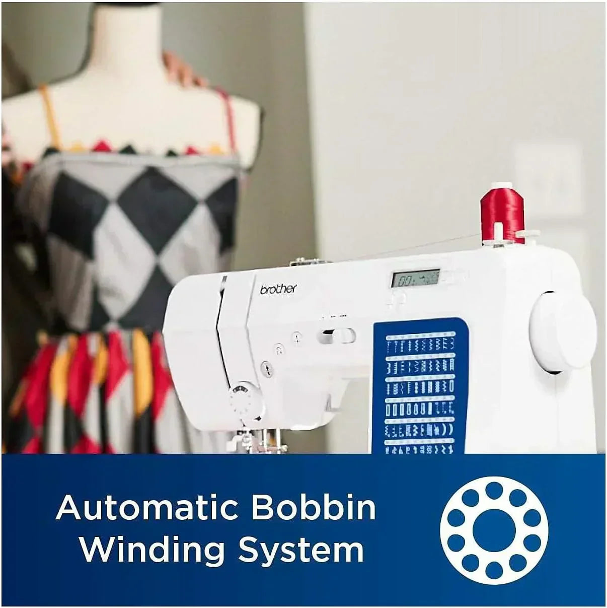 Brother CS7000X Computerized Sewing and Quilting Machine 70 Built-in Stitches LCD Display