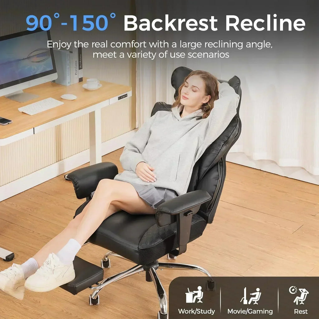 Large Tall Gaming Chair 400 lb Heavy Duty Office Chair