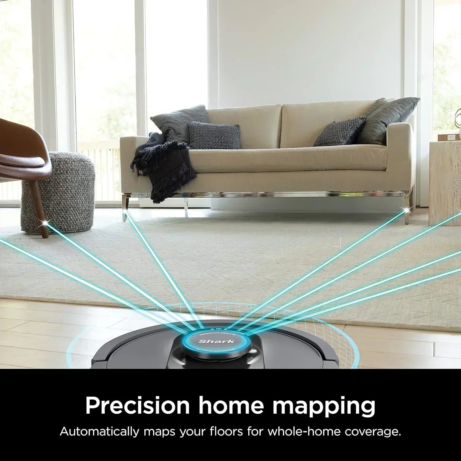 Robotic vacuum cleaner Voice Control Robot Vacuum with Matrix Clean Navigation Home Mapping