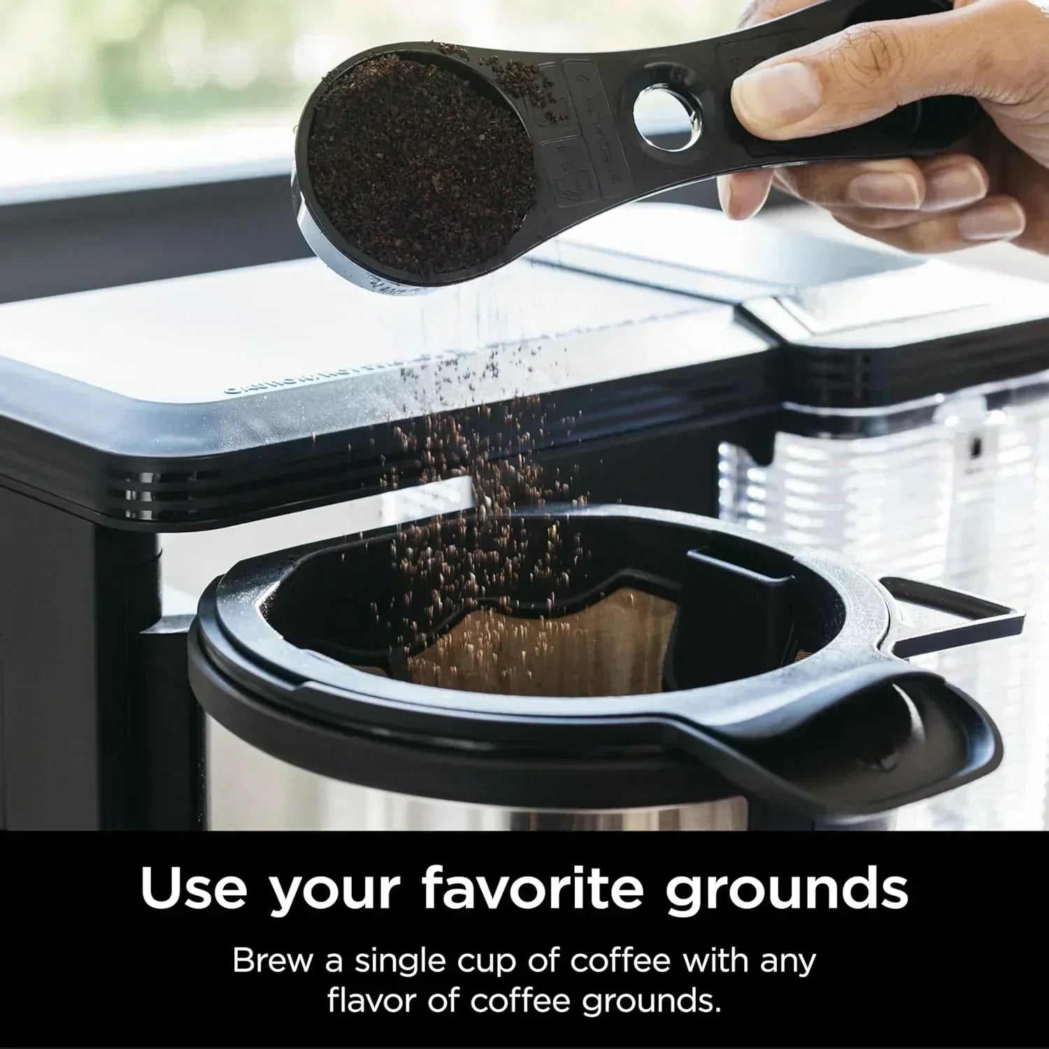 Extra Large Hot and Iced Coffee Maker with Fast Cold Brew 4 Brewing Methods 8 Sizes