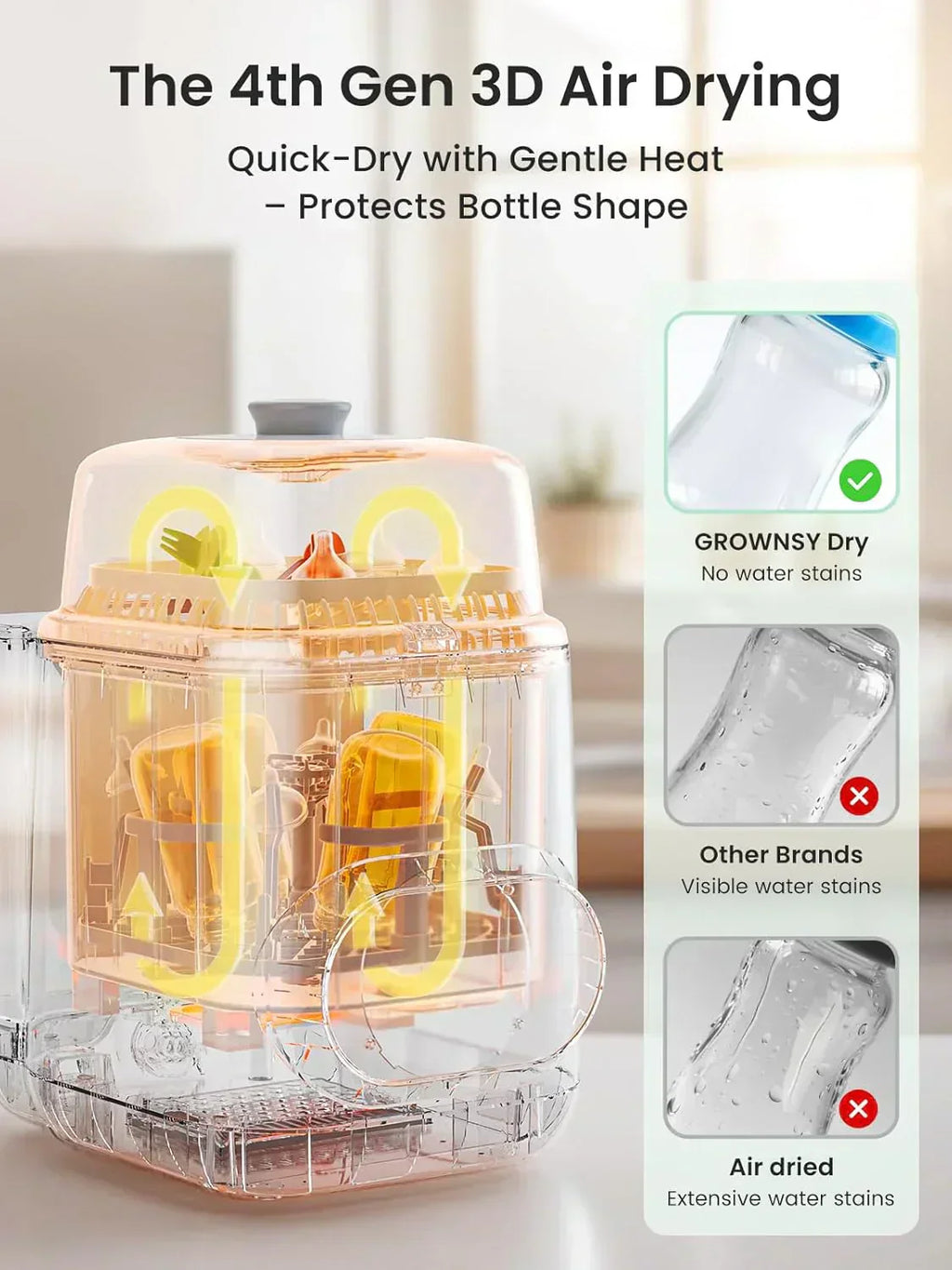Bottle Washer Pro All-in-One Bottle Washer and Sterilizer Baby Bottle Washer for Bottles
