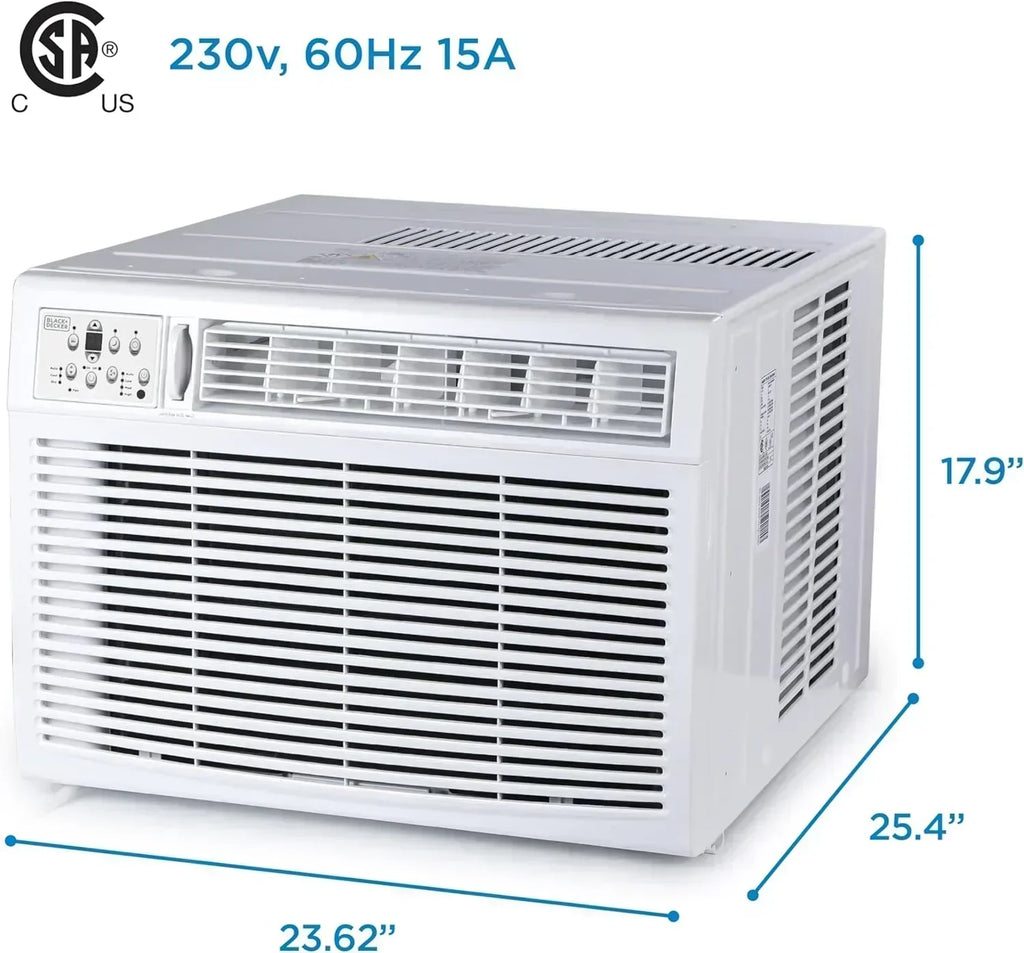 BLACK+DECKER Window Air Conditioner 5000 BTU Cools Up to 150 Square Feet AC Mechanical Controls