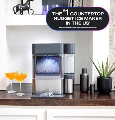 GE Profile Opal 2.0 XL with 1 Gallon Tank Chewable Crunchable Countertop Nugget Ice Maker