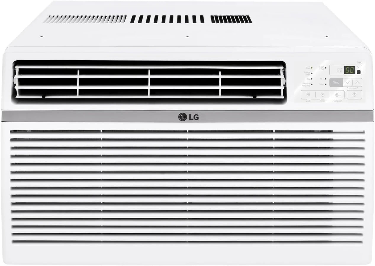 LG 6,000 BTU Window Air Conditioner, 115V, Cools 250 Sq.Ft. for Bedroom, Den