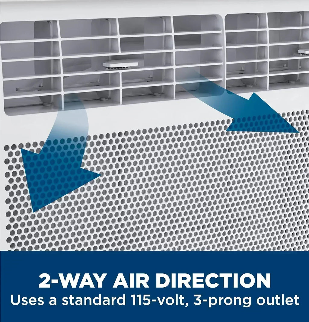 GE Window Air Conditioner Unit 5,000 BTU for Small Rooms up to 150 sq ft Manual Adjustable Fan
