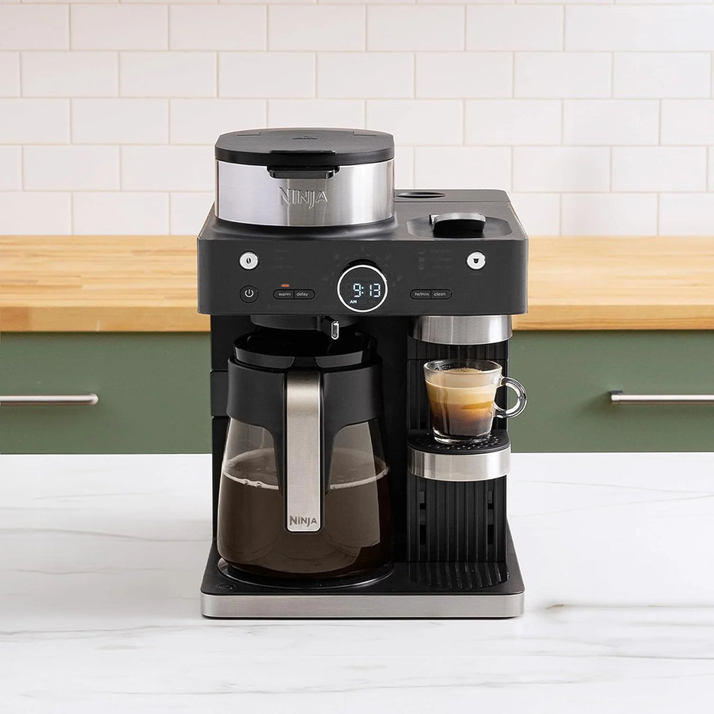 Ninja Espresso & Coffee Maker & Barista System 3 Espresso Brew Styles Single-Serve Coffee