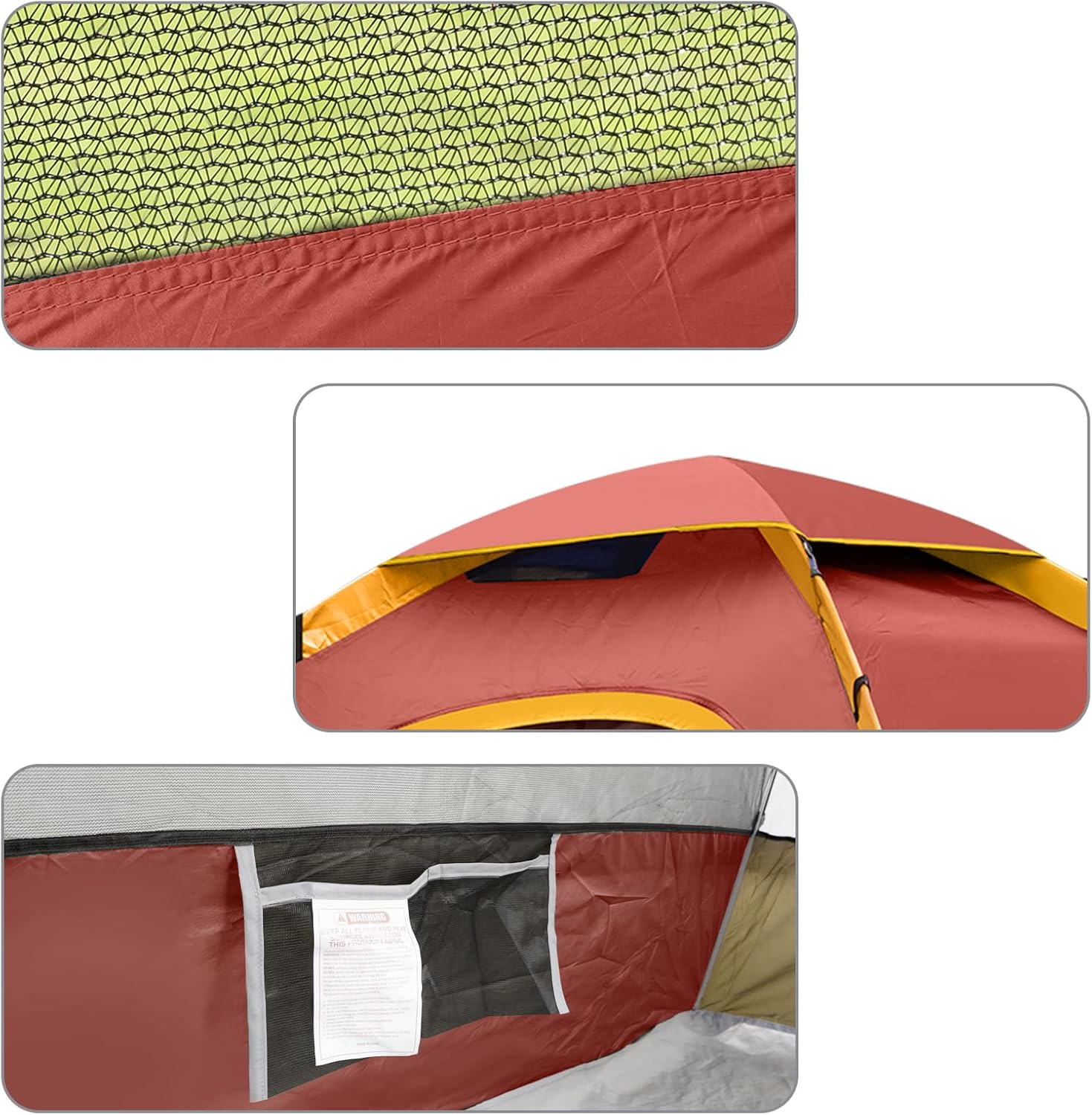 Camping Tent 2/3/4/6 Person Dome Tent Portable Camping Tent Outdoor and Backpacking Beach