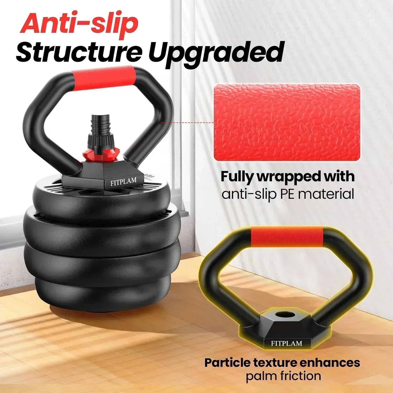 Adjustable dumbbell kit with upgraded nuts Barbell push-up stand push-up stand
