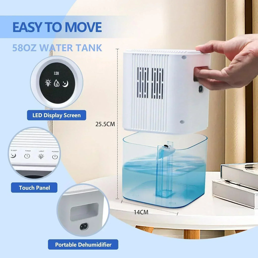 Dehumidifier 2 in 1 Humidifier Dehumidifier Combo 102 OZ Water Tank Dehumidifiers for Home Bedroom