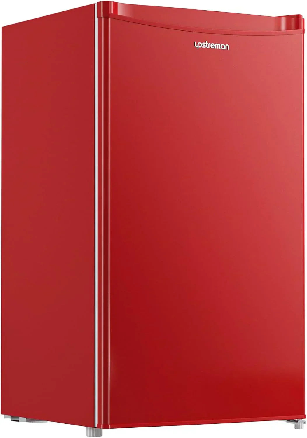 Upstreman 3.2 Cu.Ft Mini Fridge Freezer Single Door Fridge Dorm Fridge Adjustable Thermostat
