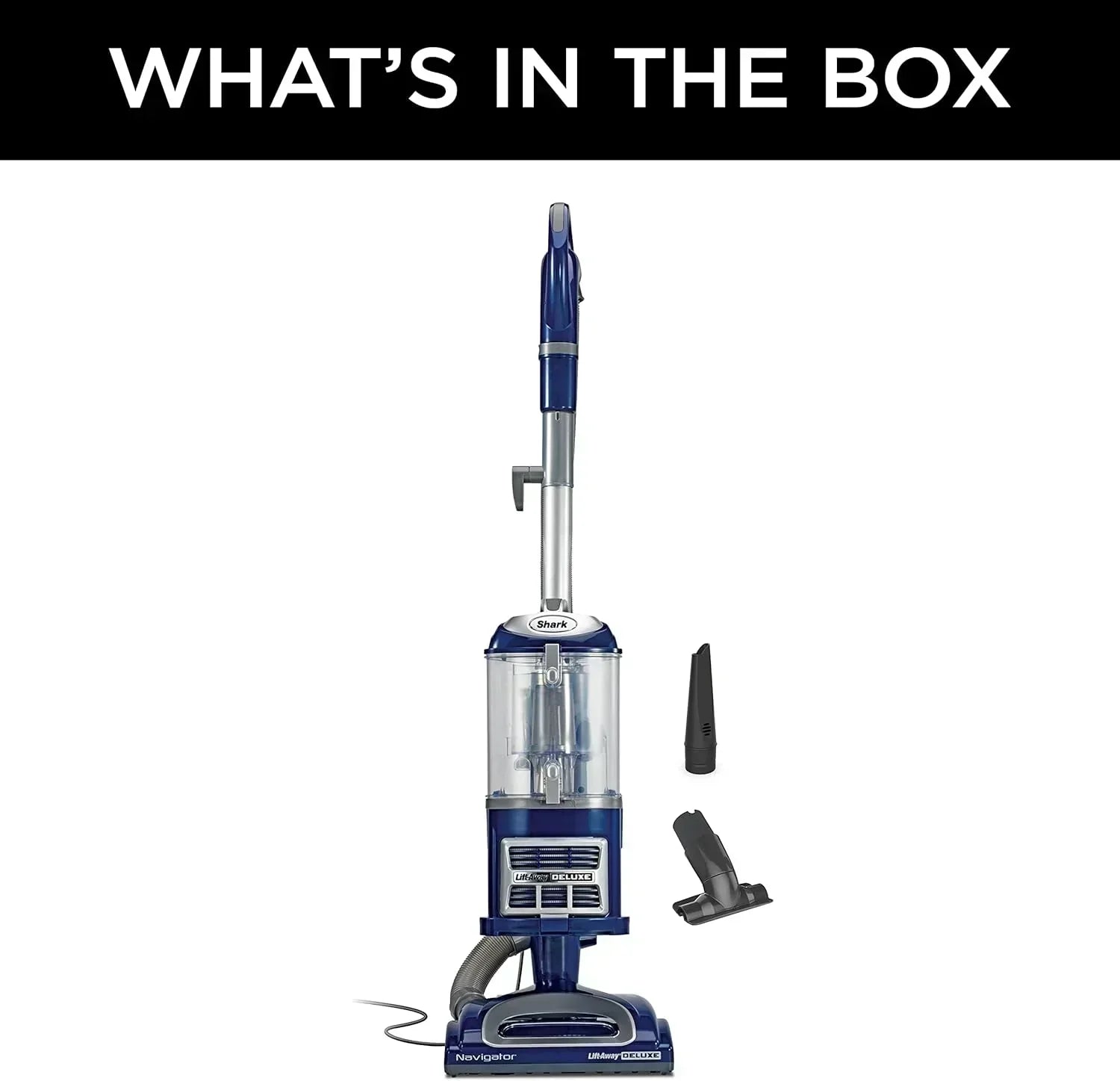 Upright Vacuum Navigator Lift-Away Deluxe Capacity HEPA Filter Swivel Steering Upholstery Tool