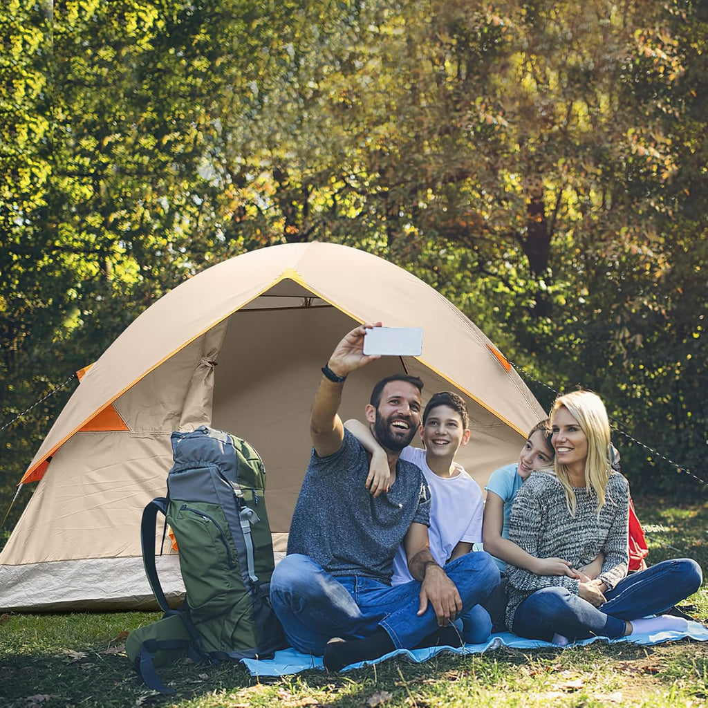 Camping Tent 2/3/4/6 Person Dome Tent Portable Camping Tent Outdoor and Backpacking Beach