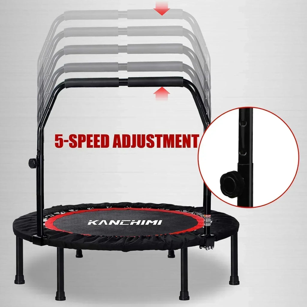 Kanchimi 40 48 Folding Mini Fitness Indoor Exercise Workout Rebounder Trampoline