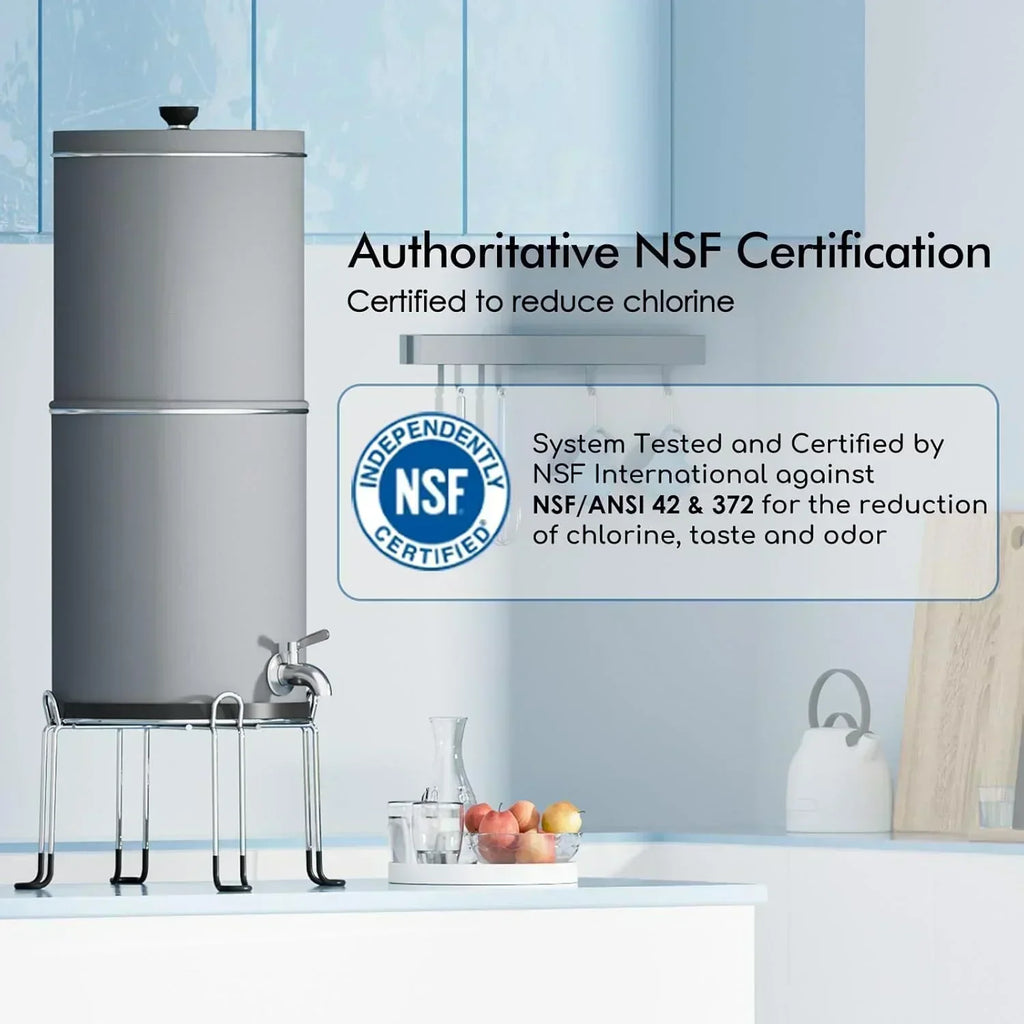 Purewell three-stage 0.01��m ultrafiltration gravity water filtration system 304