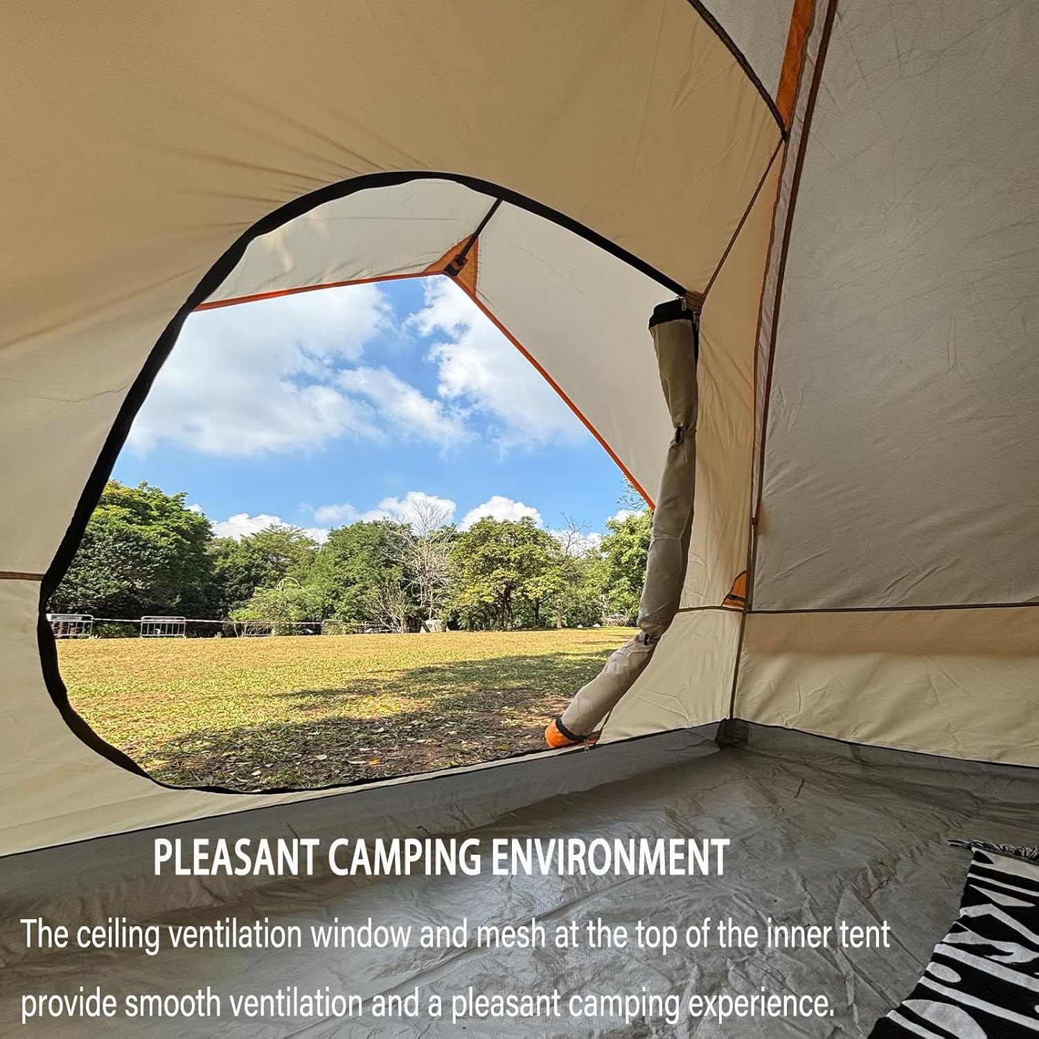 Camping Tent 2/3/4/6 Person Dome Tent Portable Camping Tent Outdoor and Backpacking Beach