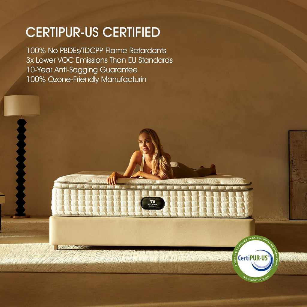 Queen Mattress,12 inch Cooling Gel Memory Foam Mattress,Cool Sleep,Pressure Relief with Medium Firm Support,Improves Sleep,CertiPUR-US Certified for Materials,No Fiberglass,Mattress in a Box