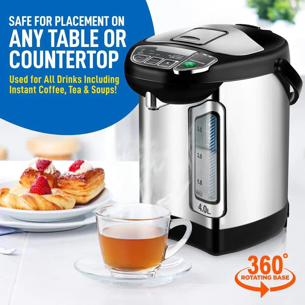 NutriChef Water Heater and Hot Water Dispenser 8L Electric Beverage Dispenser