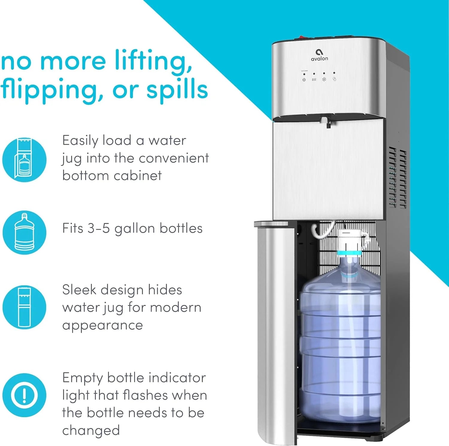 Avalon Limited Edition Self-Cleaning Water Dispenser - 3 Temperature Settings