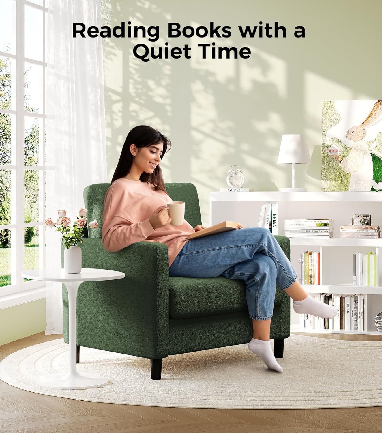 Loveseat Sofa 51 Love Seat Comfy Corduroy Small Loveseat Small Spaces Tool-Free Setup Couch