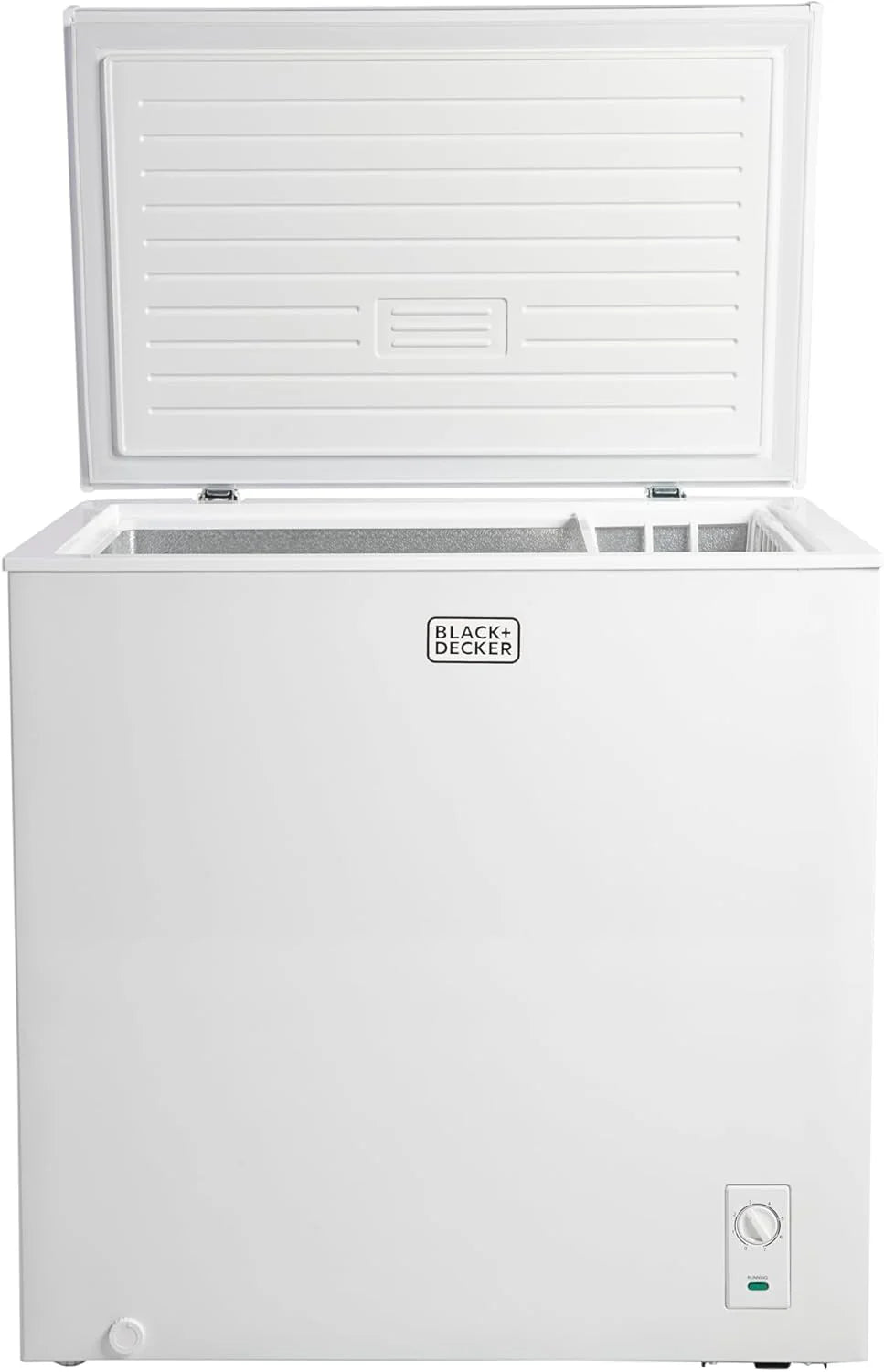 BLACK+DECKER 2.0 Cu. Ft. Compact Chest Freezer, Deep Freezer Holds Up To 70 Lbs. of Frozen Food
