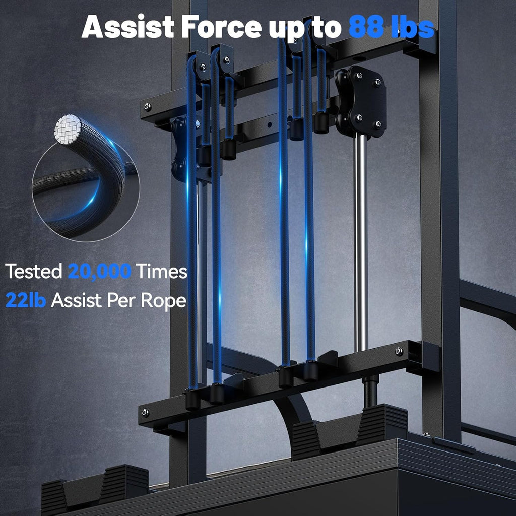 Sportsroyals Power Tower Pull Up Bar Station 450 lbs stable suspended immersion tilt station