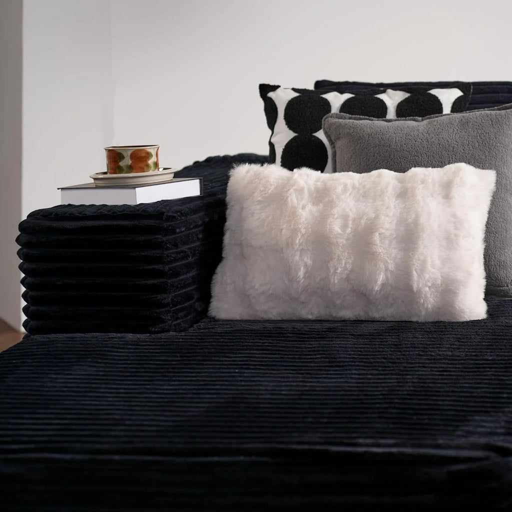 Ovios 104 Cloud Section Sofa L-shaped lounge chair, modern modular sofa